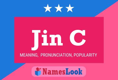 Póster del nombre Jin C