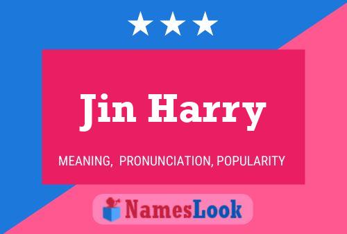 Póster del nombre Jin Harry