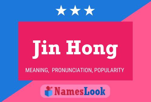 Póster del nombre Jin Hong