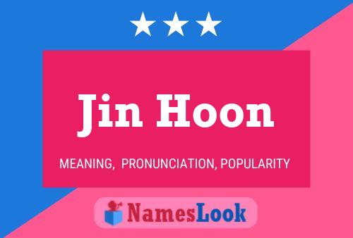 Póster del nombre Jin Hoon