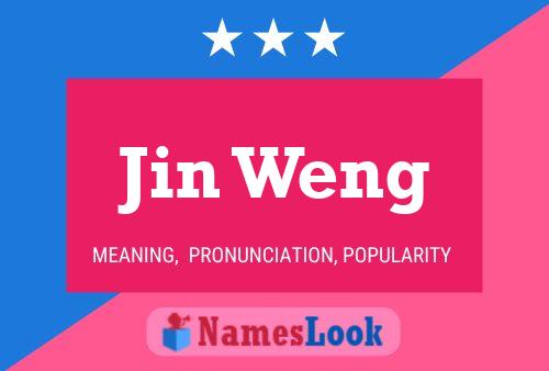 Póster del nombre Jin Weng