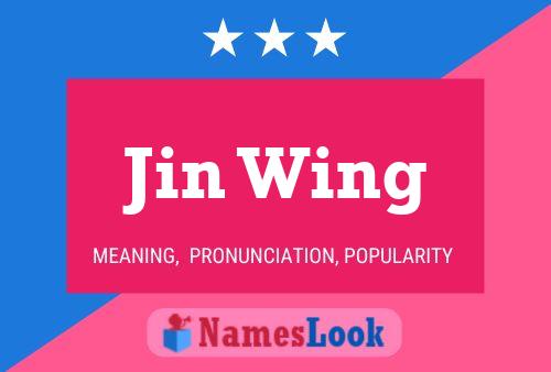 Póster del nombre Jin Wing