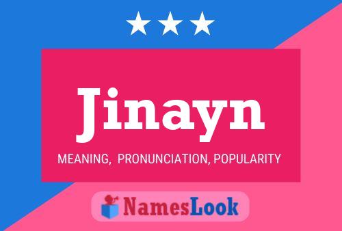 Póster del nombre Jinayn