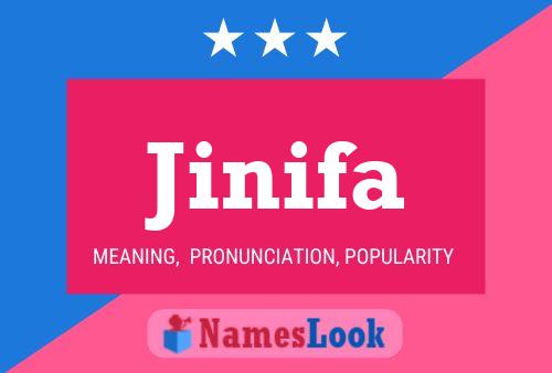 Póster del nombre Jinifa