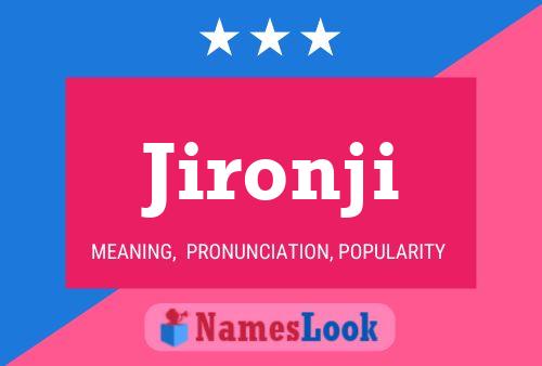 Póster del nombre Jironji