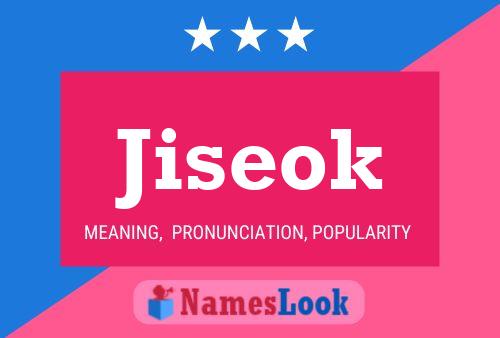 Póster del nombre Jiseok