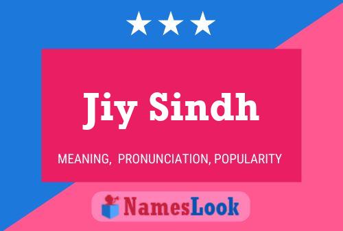 Póster del nombre Jiy Sindh