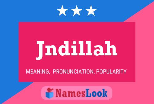 Póster del nombre Jndillah