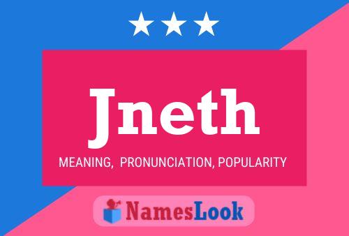 Póster del nombre Jneth