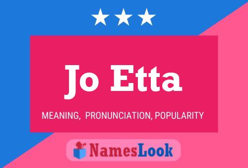 Póster del nombre Jo Etta