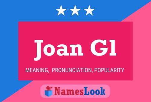 Póster del nombre Joan Gl