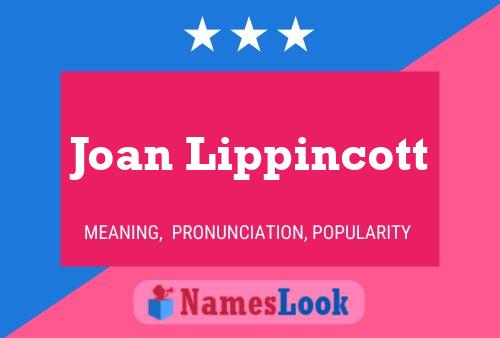 Póster del nombre Joan Lippincott