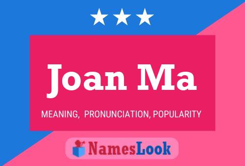 Póster del nombre Joan Ma