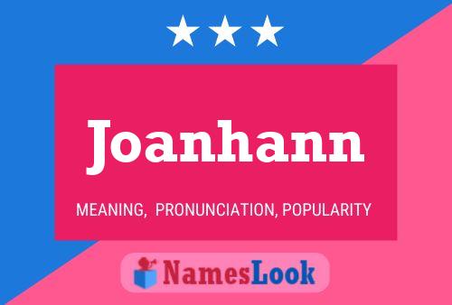 Póster del nombre Joanhann