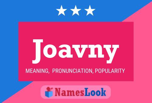 Póster del nombre Joavny