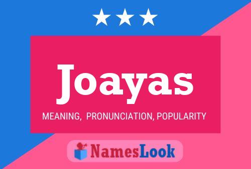 Póster del nombre Joayas