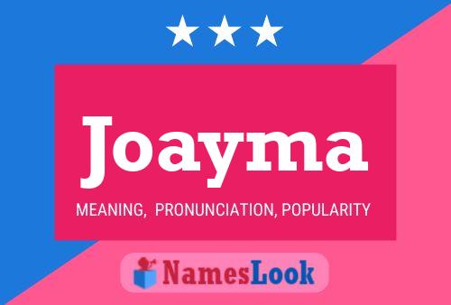 Póster del nombre Joayma