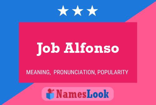 Póster del nombre Job Alfonso