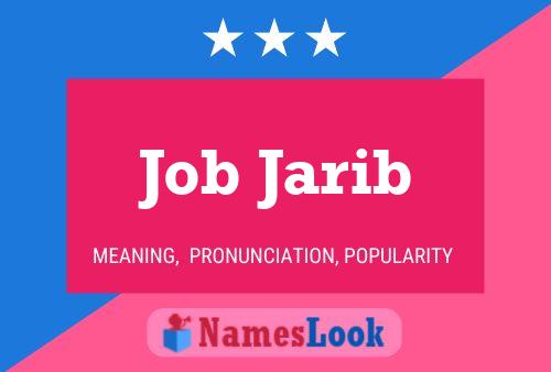 Póster del nombre Job Jarib