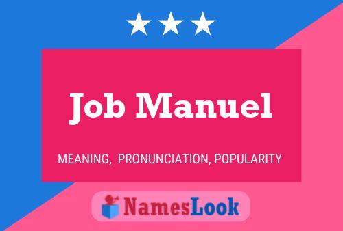 Póster del nombre Job Manuel