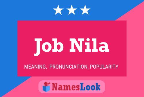 Póster del nombre Job Nila