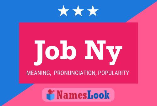 Póster del nombre Job Ny