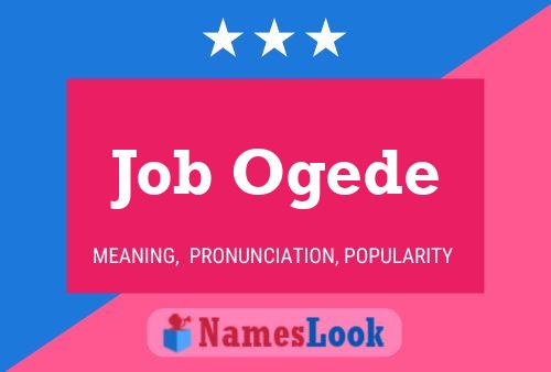 Póster del nombre Job Ogede