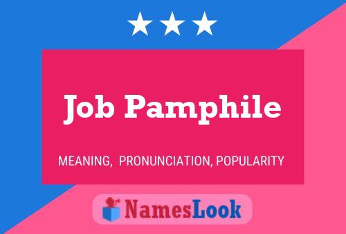 Póster del nombre Job Pamphile