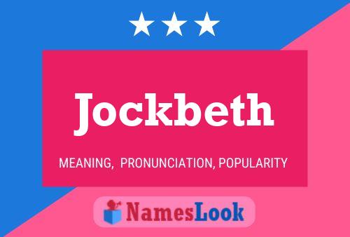 Póster del nombre Jockbeth