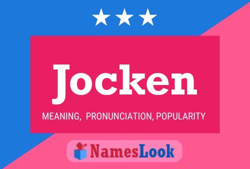 Póster del nombre Jocken