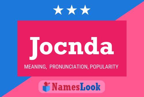 Póster del nombre Jocnda