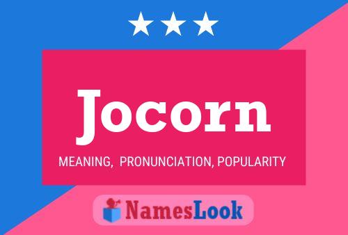 Póster del nombre Jocorn