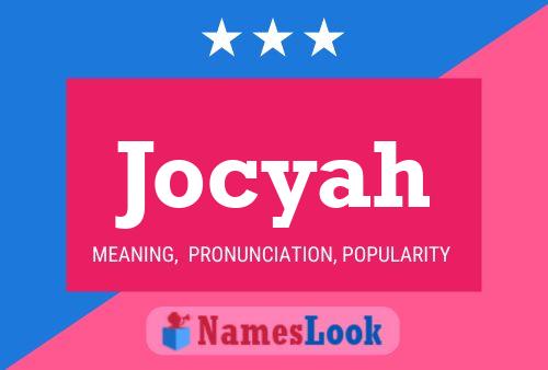 Póster del nombre Jocyah