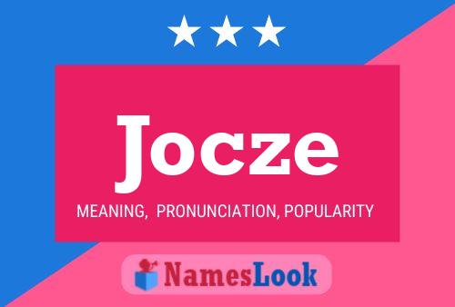 Póster del nombre Jocze