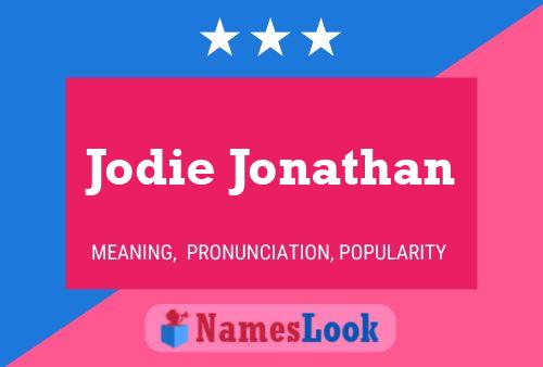 Póster del nombre Jodie Jonathan