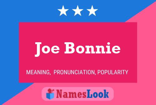 Póster del nombre Joe Bonnie