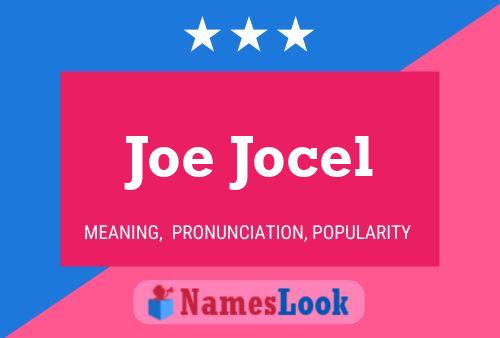 Póster del nombre Joe Jocel