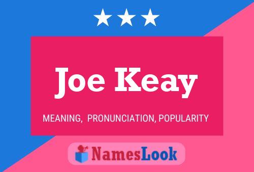 Póster del nombre Joe Keay