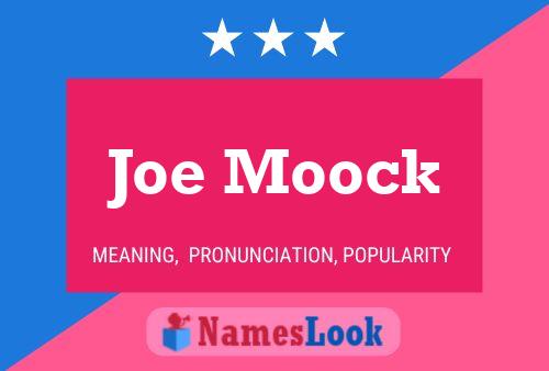 Póster del nombre Joe Moock