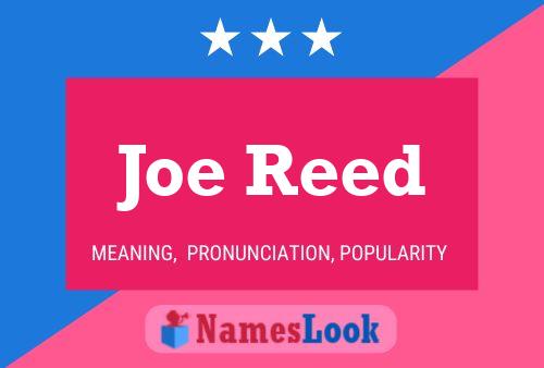 Póster del nombre Joe Reed