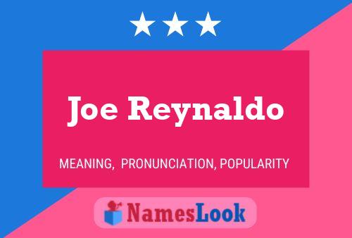 Póster del nombre Joe Reynaldo