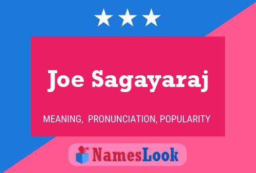 Póster del nombre Joe Sagayaraj