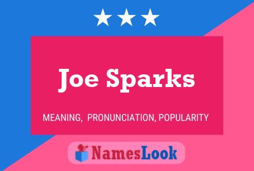 Póster del nombre Joe Sparks