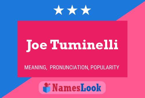 Póster del nombre Joe Tuminelli