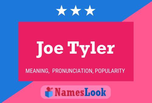 Póster del nombre Joe Tyler