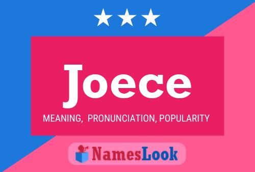 Póster del nombre Joece