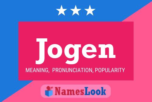 Póster del nombre Jogen