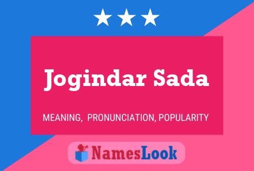 Póster del nombre Jogindar Sada