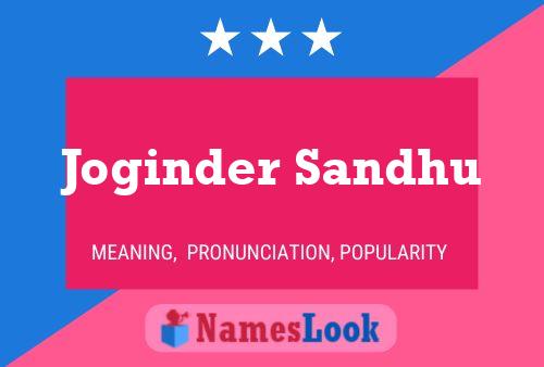 Póster del nombre Joginder Sandhu