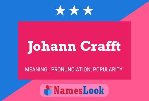 Póster del nombre Johann Crafft